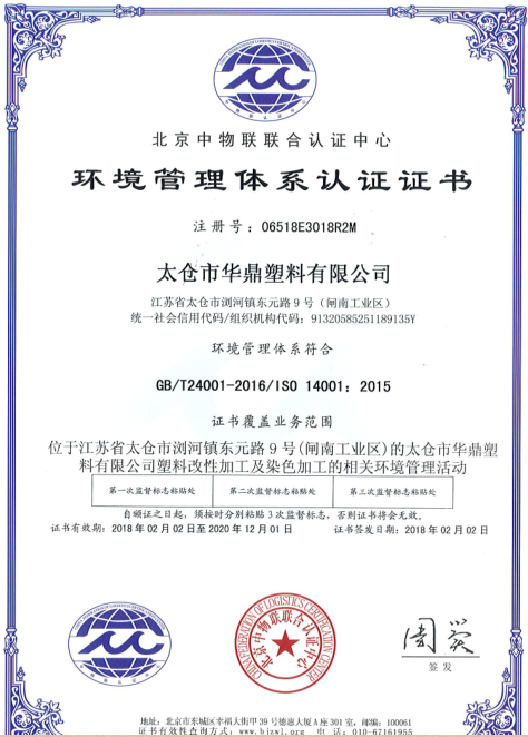 ISO 14001 Environmental Management System